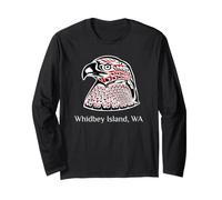 Northwest Native Eagle Whidbey Island Washington Long Sleeve T-Shirt