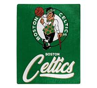 Northwest NBA Boston Celtics Unisex-Adult Raschel Throw Blanket, 50" x 60", Signature