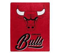 NORTHWEST NBA Chicago Bulls Raschel Throw Blanket, 50" x 60", Signature