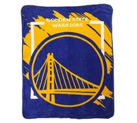 Northwest NBA Golden State Warriors Micro Raschel Throw Blanket, 46" x 60", Dimensional Legacy