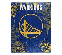 Northwest NBA Golden State Warriors Unisex-Adult Raschel Throw Blanket, 50" x 60", Dropdown