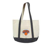 Northwest NBA New York Knicks Canvas Tote Bag with Colored Strap, 15x21 inches
