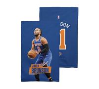 Northwest NBA New York Knicks Jalen Brunson 2 Pack Fan Towel, Licensed, Ultra Soft and Absorbent, Sport Gym Towel, 16 x 25 inches