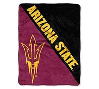 Northwest NCAA Arizona State Sun Devils Unisex-Adult Micro Raschel Throw Blanket, 46" x 60", Halftone