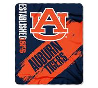 Northwest NCAA Auburn Tigers Fleece Throw Blanket, 50" x 60", Painted