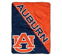 Northwest NCAA Auburn Tigers Unisex-Adult Micro Raschel Throw Blanket, 46" x 60", Halftone