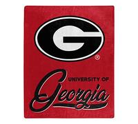 Northwest NCAA Georgia Bulldogs Raschel Throw Blanket, 50" x 60", Signature