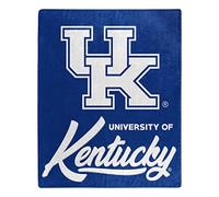 Northwest NCAA Kentucky Wildcats Unisex-Adult Raschel Throw Blanket, 50" x 60", Signature