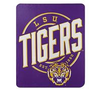 Northwest NCAA LSU Tigers Fleece Throw Blanket, 50" x 60", Campaign