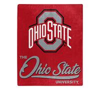 Northwest NCAA Ohio State Buckeyes Raschel Throw Blanket, 50" x 60", Signature