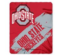 Northwest NCAA Ohio State Buckeyes Unisex-Adult Fleece Throw Blanket, 50" x 60", Painted