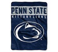 Northwest NCAA Penn State Nittany Lions Raschel Throw Blanket, 60" x 80", Basic