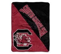 Northwest NCAA South Carolina Fighting Gamecocks Unisex-Adult Micro Raschel Throw Blanket, 46" x 60", Halftone