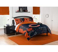 Northwest NFL Chicago Bears Unisex-Adult Comforter and Sham Set, Full/Queen, Hexagon