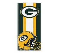 Northwest NFL Green Bay Packers Unisex-Adult Beach Towel, Cotton, 30" x 60", Zone Read