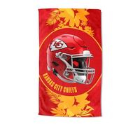 Northwest NFL Kansas City Chiefs Oversized Microfiber Beach Towel, 40 x 72 Inches - Quick Dry, Sand Resistant, Lightweight, Highly Absorbent, Coin Toss Design