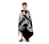 Northwest NFL Las Vegas Raiders Disney Character Hugger Pillow and Beach Towel Set, 27" x 54", Splash