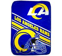 Northwest NFL Los Angeles Rams Raschel Throw Blanket, 60" x 80", Slant