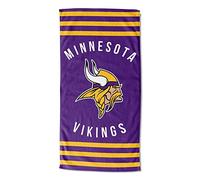 Northwest NFL Minnesota Vikings Unisex-Adult Beach Towel, 30" x 60", Stripes