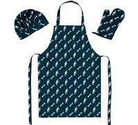 Northwest NFL Philadelphia Eagles 3-Piece Apron, Oven Mitt and Chef Hat Set, One Size, Team Colors