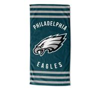 Northwest NFL Philadelphia Eagles Unisex-Adult Beach Towel, Cotton-Polyester Blend, 30" x 60", Stripes