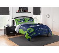 Northwest NFL Seattle Seahawks Unisex-Adult Comforter and Sham Set, Full/Queen, Hexagon