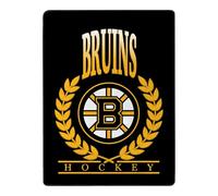 NORTHWEST NHL Boston Bruins, Plateau Silk Touch Throw Blanket, 46 x 60 Inches