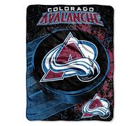 Northwest NHL Colorado Avalanche Micro Raschel Throw Blanket, 46" x 60", Ice Dash