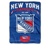 Northwest NHL New York Rangers Raschel Throw Blanket, 60" x 80", Inspired