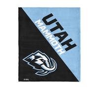 Northwest NHL Utah Mammoth Halftone Silk Touch Throw Blanket, 46 x 60 in, Ultra Soft Plush Polyester, Lightweight Warm Decorative Couch Bed Hockey Fan Gift