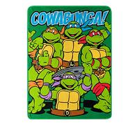 Northwest Nickelodeon Fleece Throw Blanket Teenage Mutant Ninja Turtles, Cowabunga Dudes, 46" x 60"