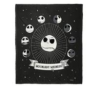 NORTHWEST Nightmare Before Christmas Silk Touch Throw Blanket, 50" x 60", Phases of Jack