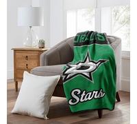 NORTHWEST Officially Licensed Dallas Stars NHL Team Throw Blanket 46″×60″ - Licensed Microfiber Throw with Hockey Logos for Fans, Dorms, Game Day Couches & Fan Caves