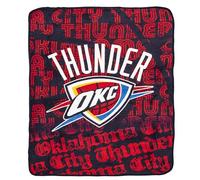 Northwest Officially Licensed NBA Oklahoma City Thunder Redux Micro Raschel Throw Blanket, 46" x 60", Multi Color