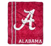 Northwest Officially Licensed NCAA Alabama Crimson Tide Jersey Sherpa on Sherpa Throw Blanket, 50" x 60"