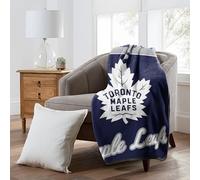 Northwest Officially Licensed Toronto Maple Leafs NHL Team Throw Blanket 46″×60″ - Licensed Microfiber Throw with Hockey Logos for Fans, Dorms, Game Day Couches & Fan Caves
