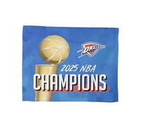 NORTHWEST Oklahoma City Thunder 2025 NBA Champions Clutch Rally Towel, Official 15" x 18" Printed Basketball Championship Towel, Game Day Fan Gear & Collectible Sports Memorabilia