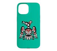 Northwest Pacific coast Haida Art Kaigani Thunderbird Case for iPhone 15