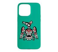 Northwest Pacific coast Haida Art Kaigani Thunderbird Case for iPhone 15 Pro Max