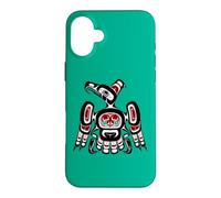 Northwest Pacific coast Haida Art Kaigani Thunderbird Case for iPhone 16 Plus