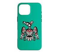 Northwest Pacific coast Haida Art Kaigani Thunderbird Case for iPhone 16 Pro Max