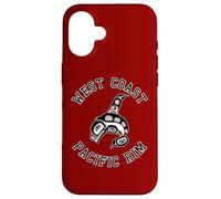 Northwest Pacific Coast Haida Art Orca Whale Case for iPhone 16