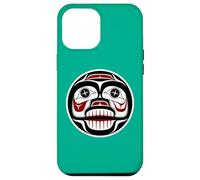Northwest Pacific Coast Haida Art Weeping Skull Case for iPhone 12 Pro Max