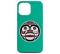 Northwest Pacific Coast Haida Art Weeping Skull Case for iPhone 13 Pro Max