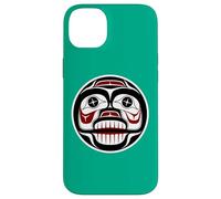Northwest Pacific Coast Haida Art Weeping Skull Case for iPhone 14 Plus