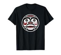 Northwest Pacific Coast Haida Art Weeping Skull T-Shirt