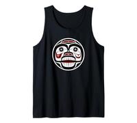 Northwest Pacific Coast Haida Art Weeping Skull Tank Top
