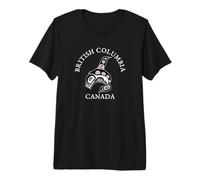 Northwest Pacific Coast Haida Vector Art Orca Whale Premium T-Shirt
