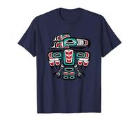 Northwest Pacific Haida Tlingit Native Raven Totem T-Shirt
