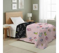 Northwest Peppa Pig Dino Stars Quilted Blanket, Comfy Throw, Lightweight Bedding for Bed, Couch, or Sleepovers, 60 x 80 inches